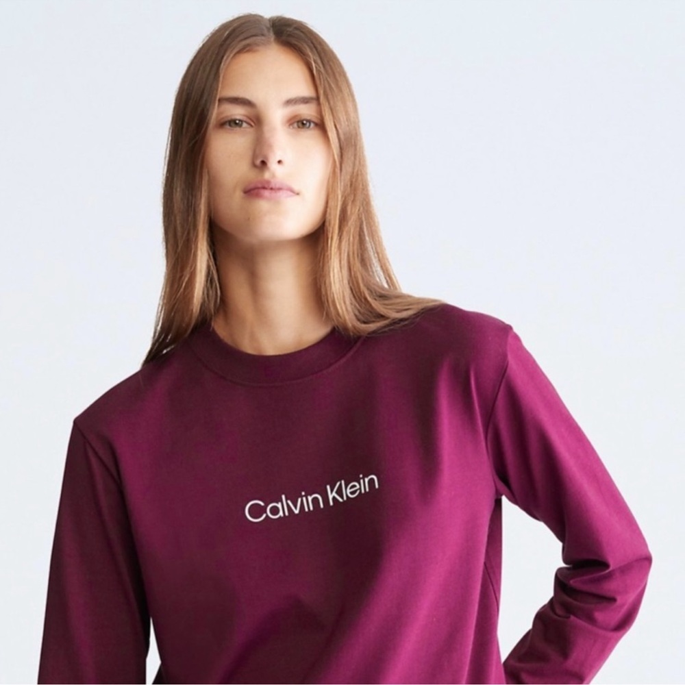 Calvin Klein Classic Fit 100% Cotton Long Sleeve